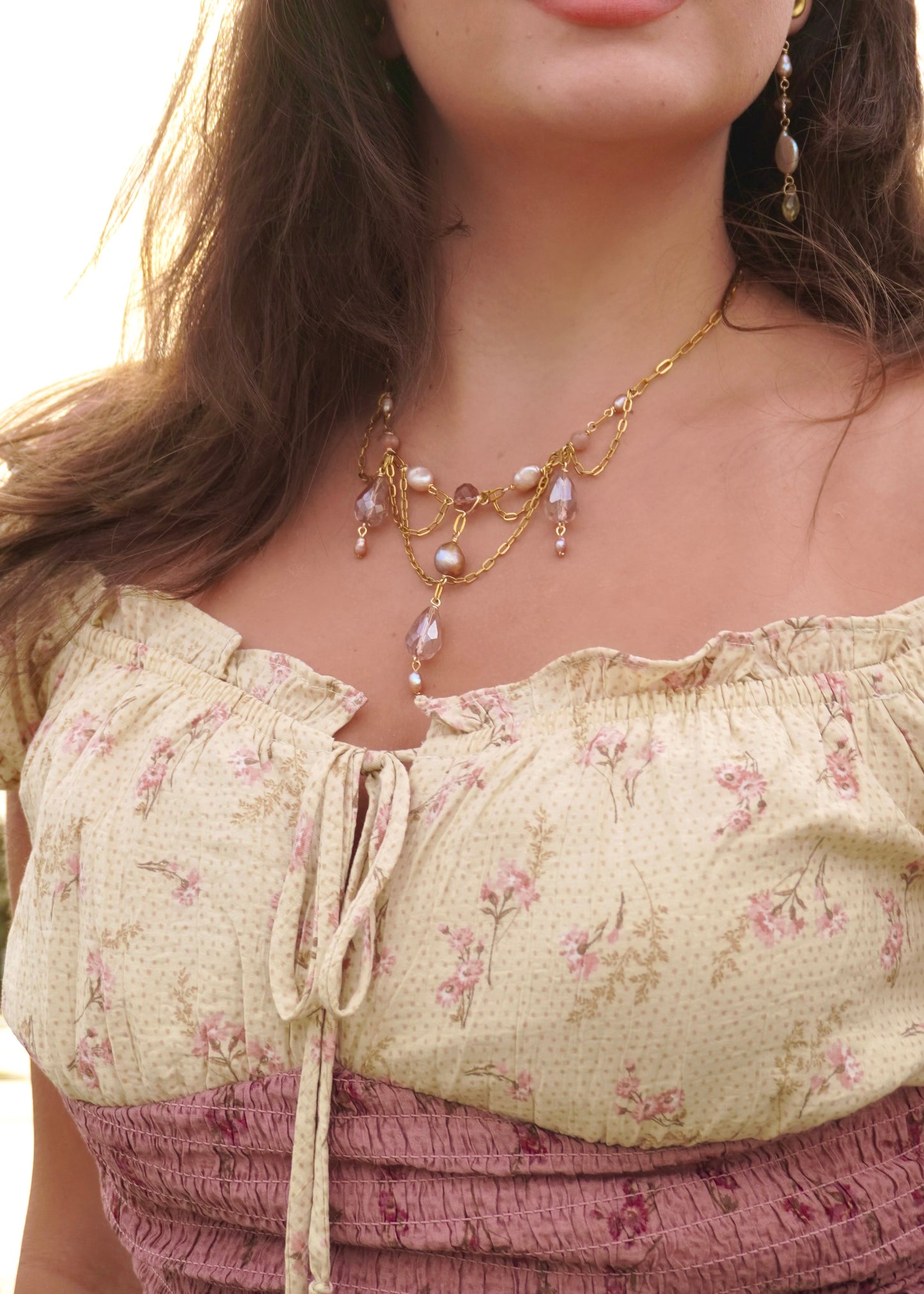 Persephone’s Perseverance Necklace 14k Gold Filled