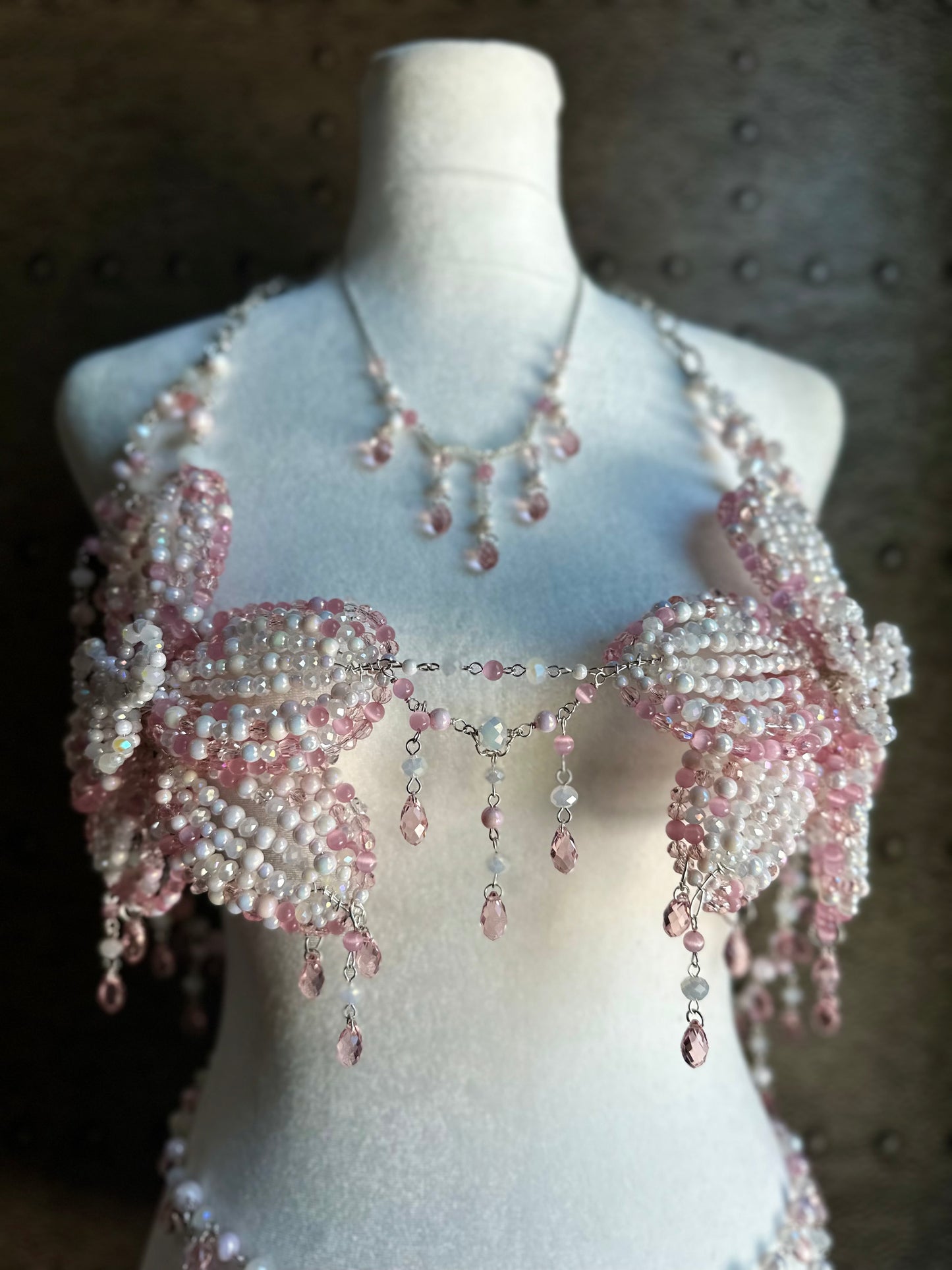 Dripping in Flowers Beaded Bralette