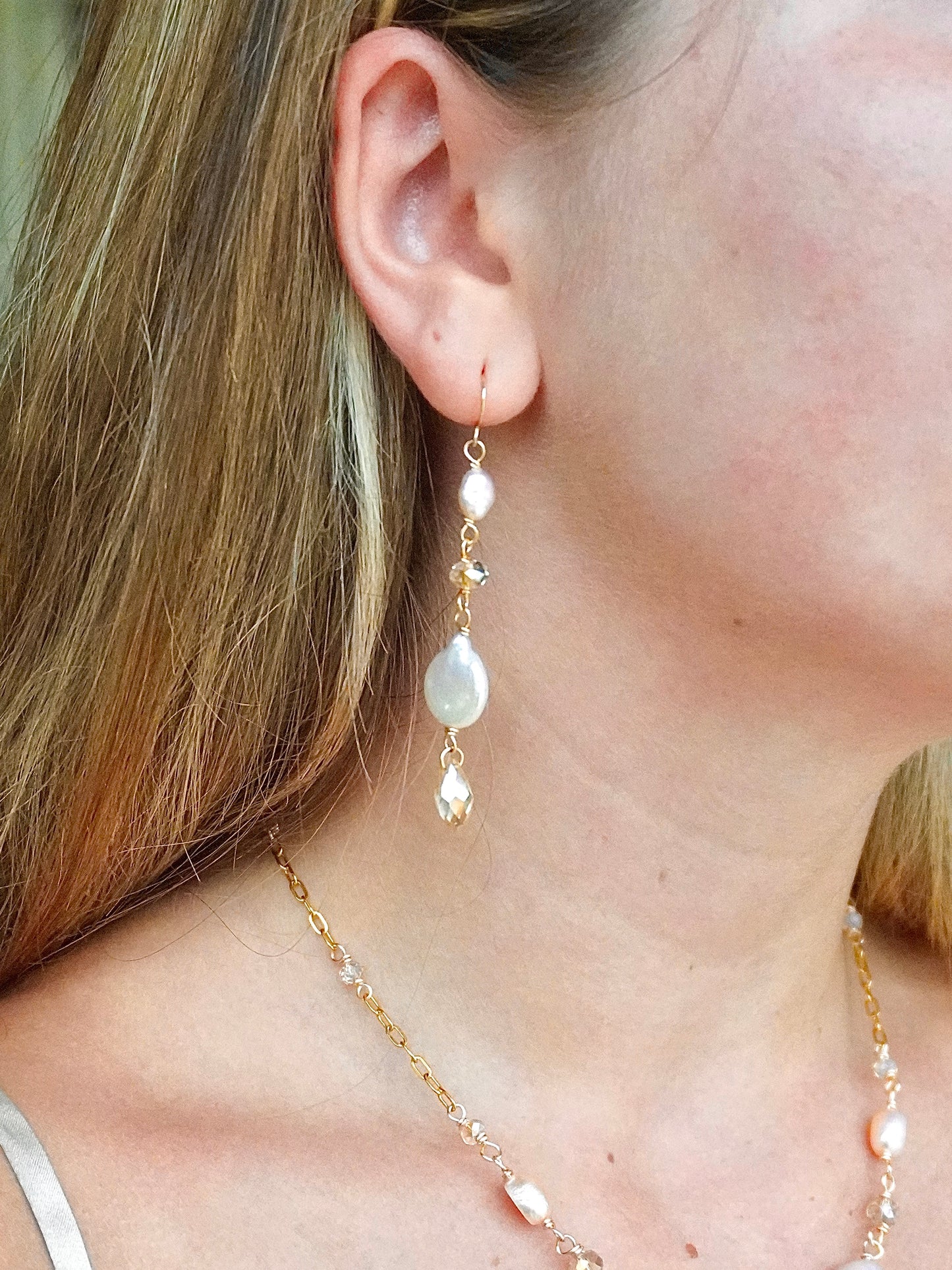 Eurydice’s Love Pearl Earrings