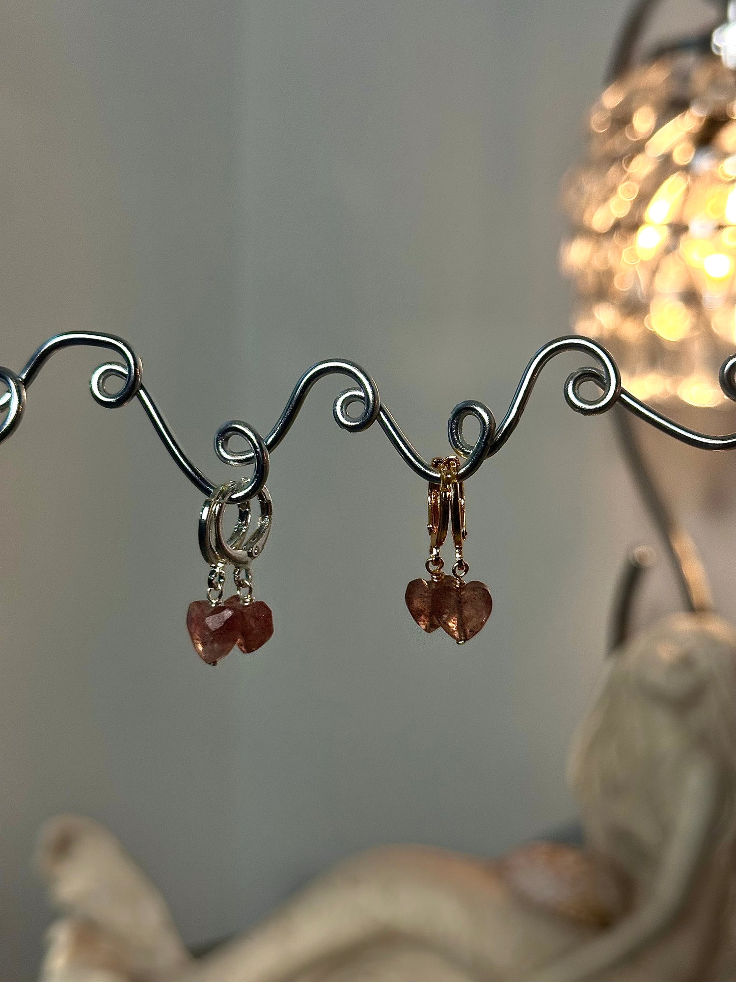 Little Heart Tourmaline Earrings