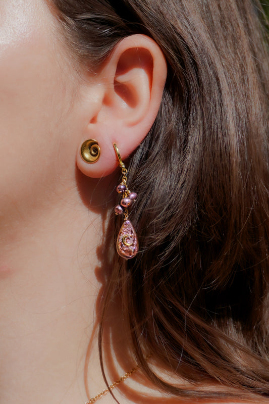 Morning Star Pearl Earrings