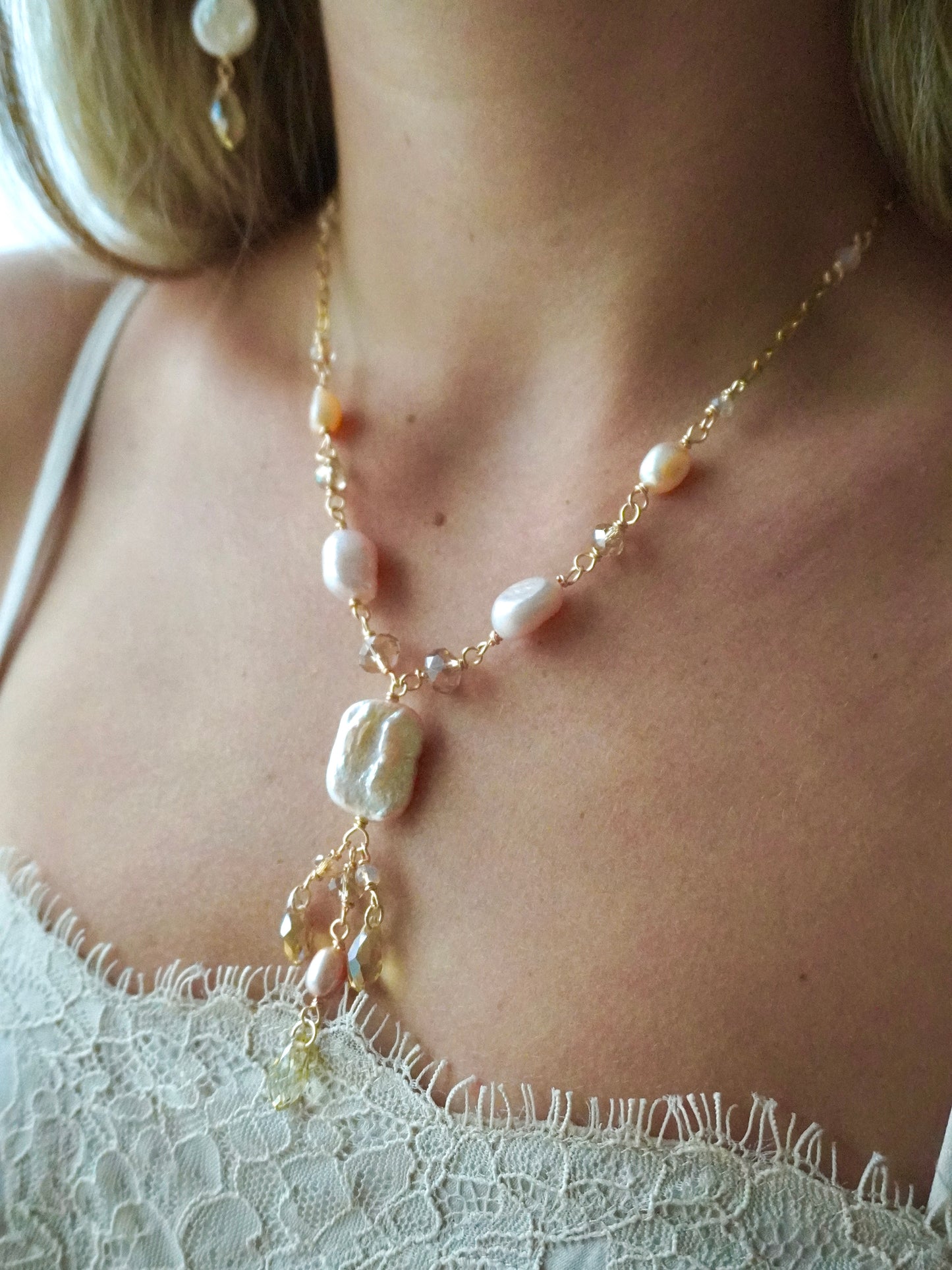Eurydice’s Love Pearl Necklace