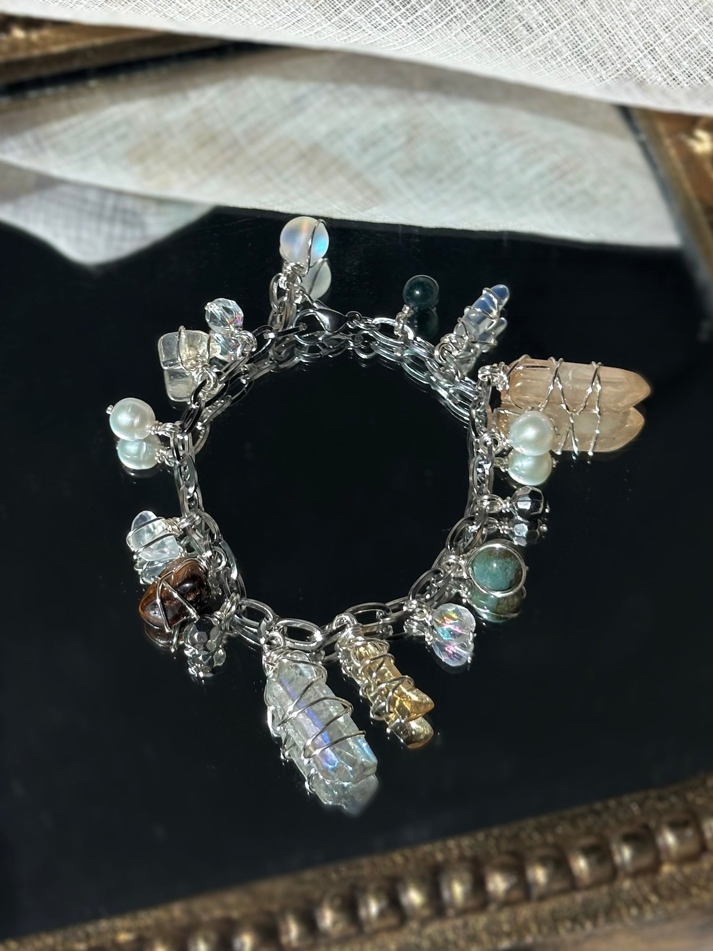 Unique Holistic Charm Bracelet