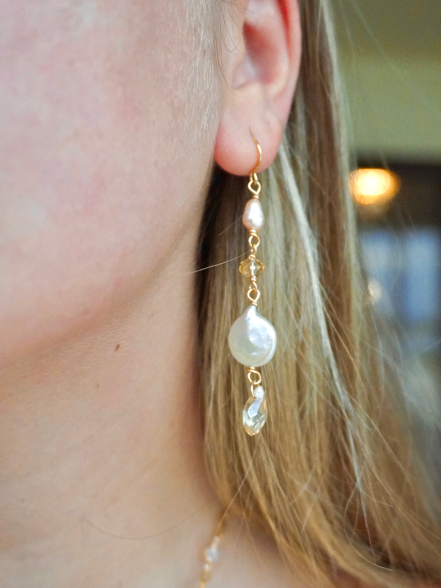 Eurydice’s Love Pearl Earrings