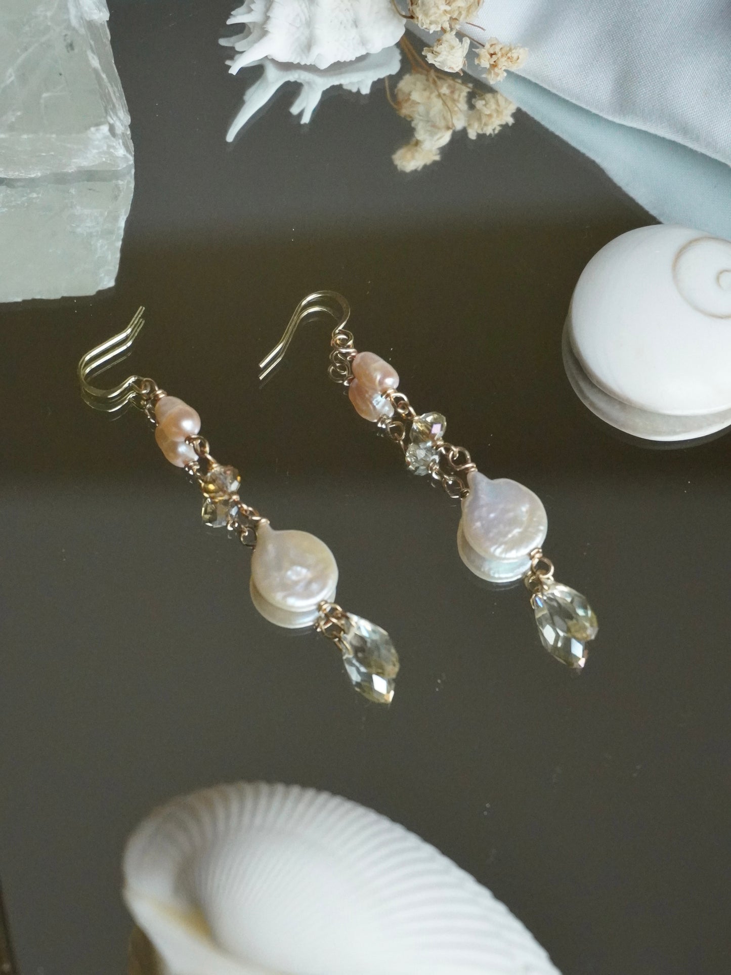 Eurydice’s Love Pearl Earrings