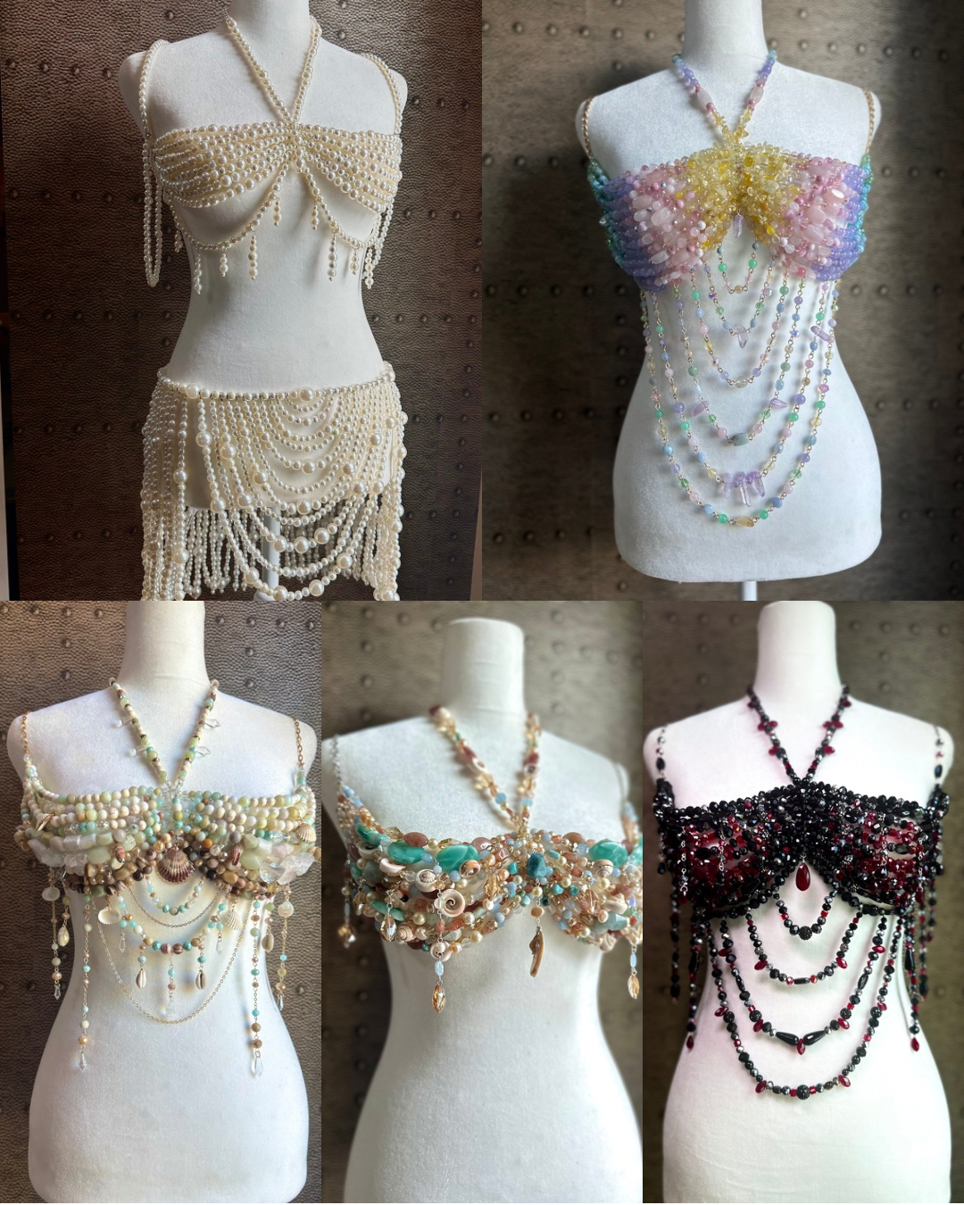 Custom Made Beaded Bralette DOWN PAYMENT