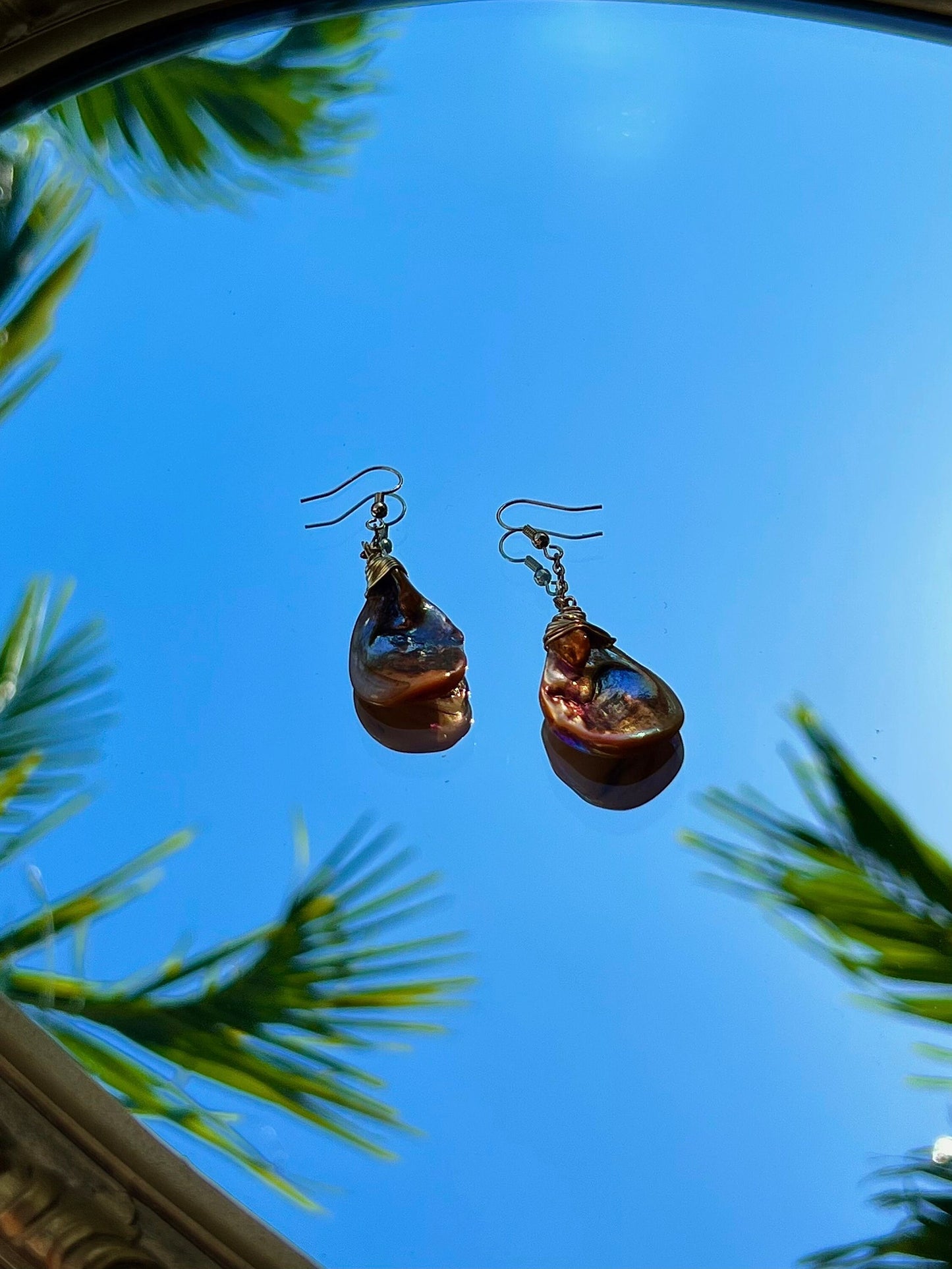 Dangle Crystal Earrings | Custom Crystal Earrings | Gold/Silver Hippie Crystal Earrings