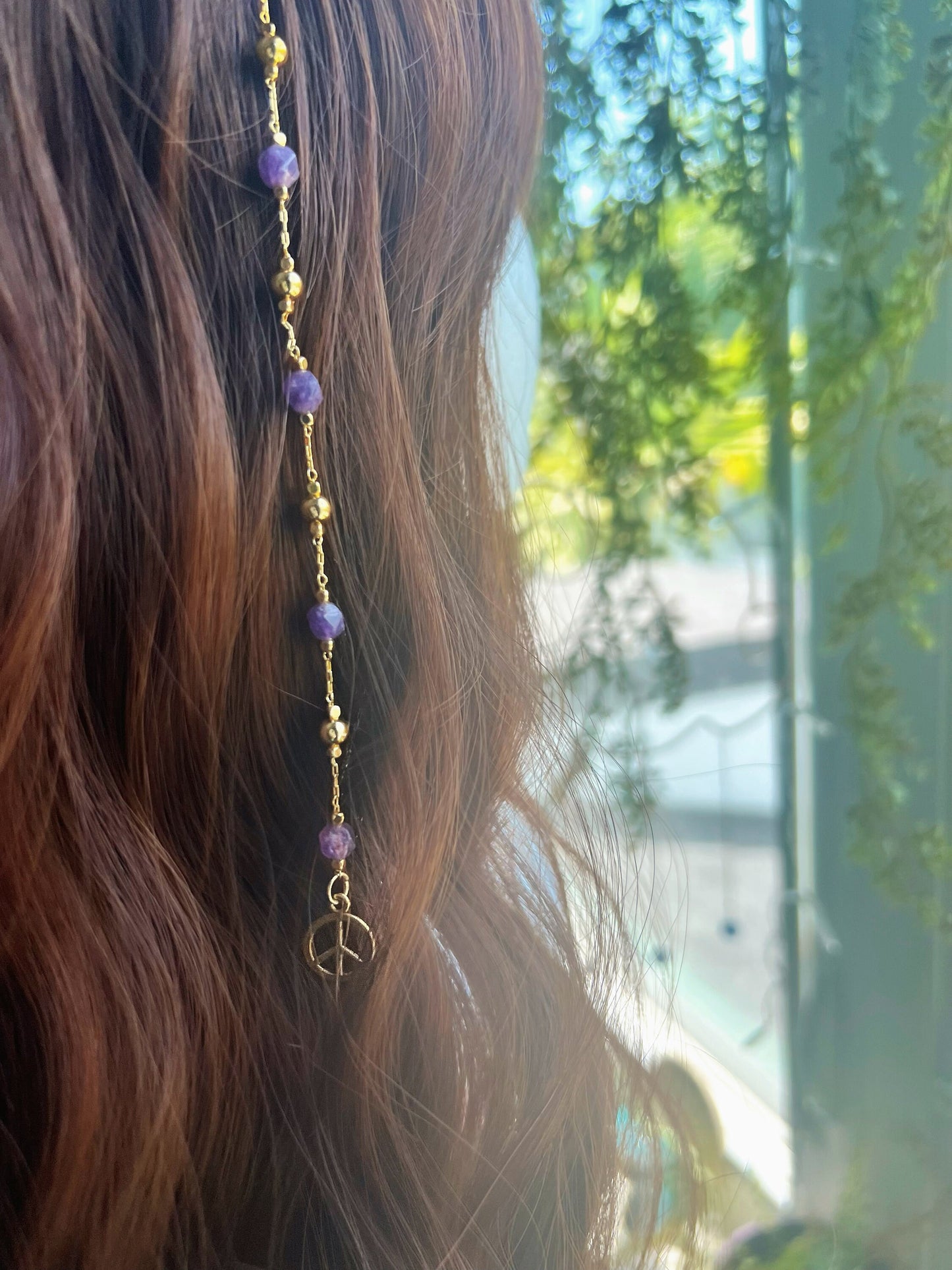 Spring Fairy Hippie Hair Beads | Create Your Own Crystal Hair Jewelry | Hippie Hair Accessories | Crystal Hair Charms | Custom Hair Chain