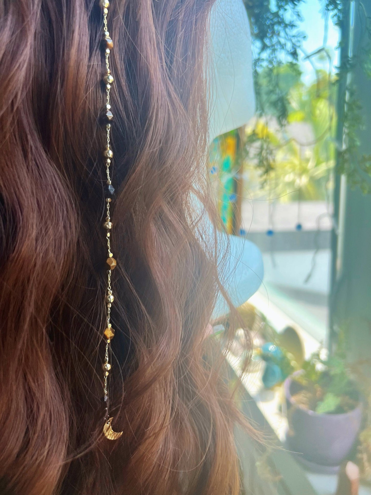 Spring Fairy Hippie Hair Beads | Create Your Own Crystal Hair Jewelry | Hippie Hair Accessories | Crystal Hair Charms | Custom Hair Chain