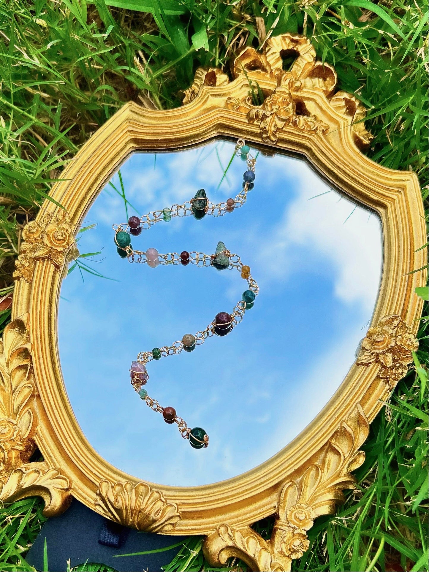 Mother Nature Hippie Hair Bead | Nature Hair Accessory | Hair Beads | Goddess Hair Charm | Earth Inspired Hair Accessory | Hair Chain