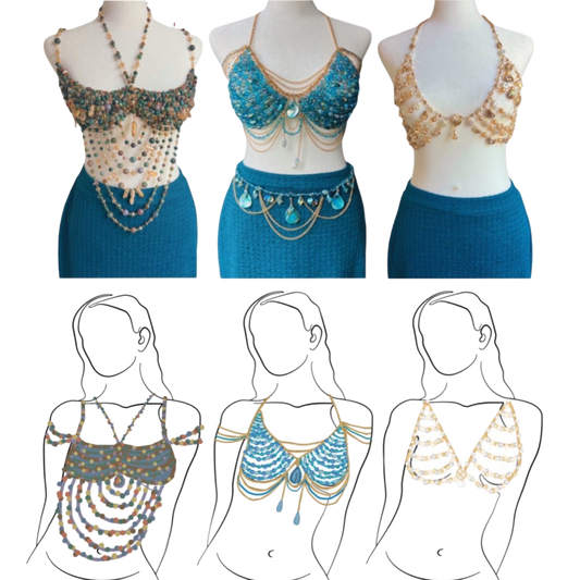 Custom Made Beaded Bralette DOWN PAYMENT