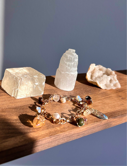 Unique Holistic Charm Bracelet