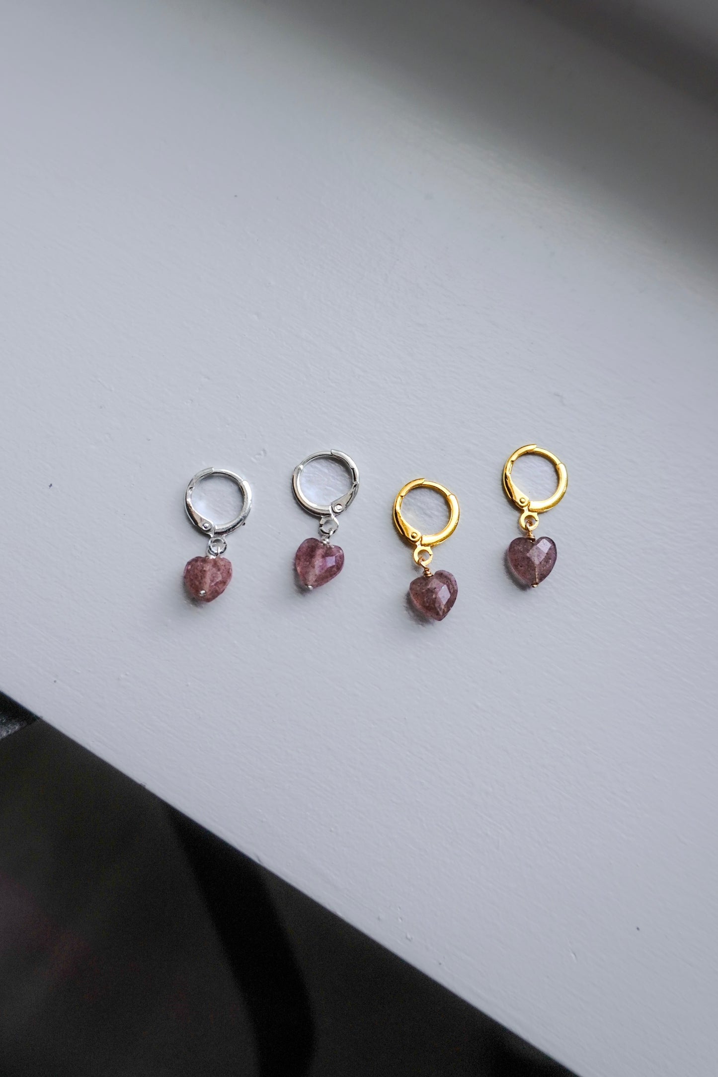 Little Heart Tourmaline Earrings