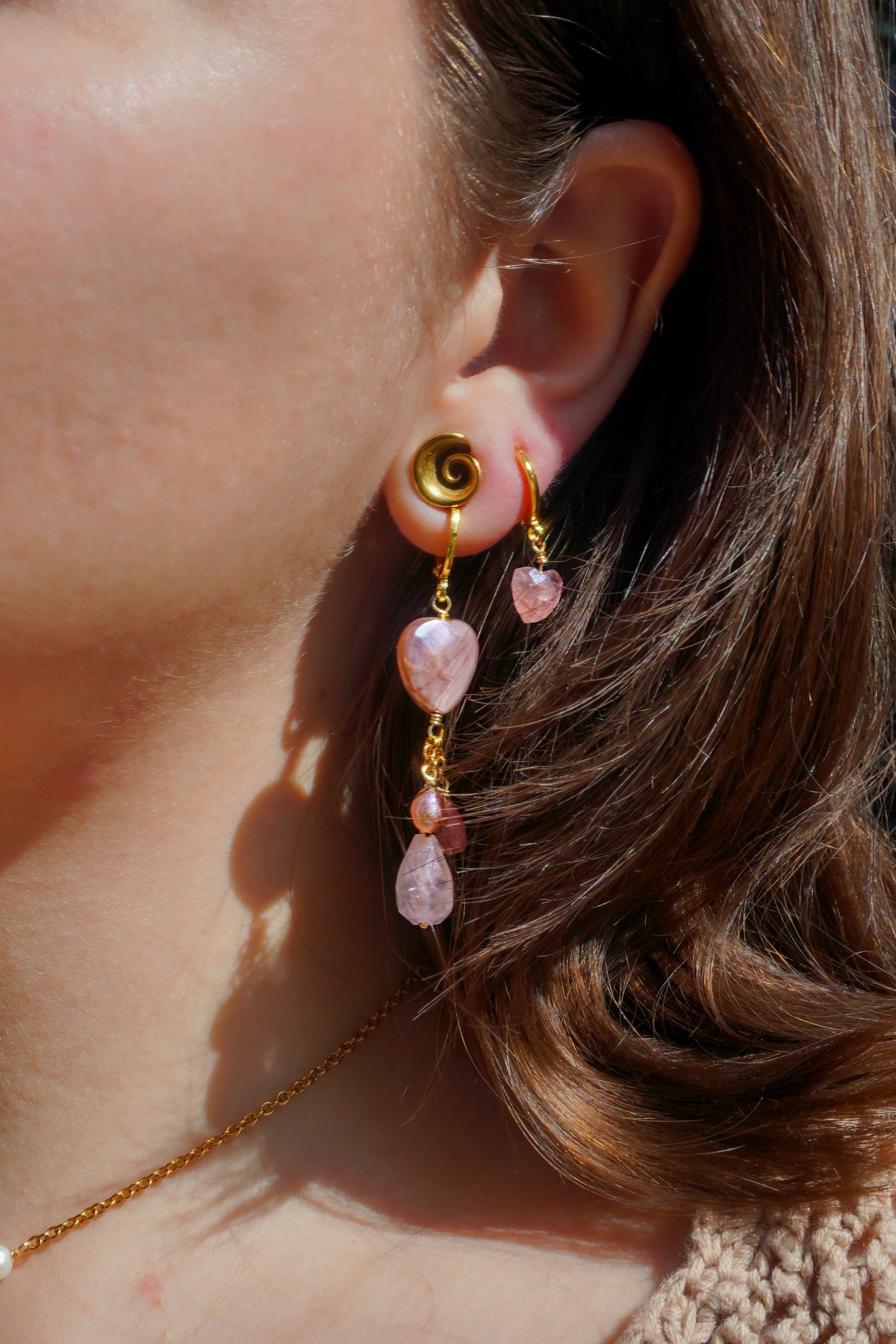 Little Heart Tourmaline Earrings
