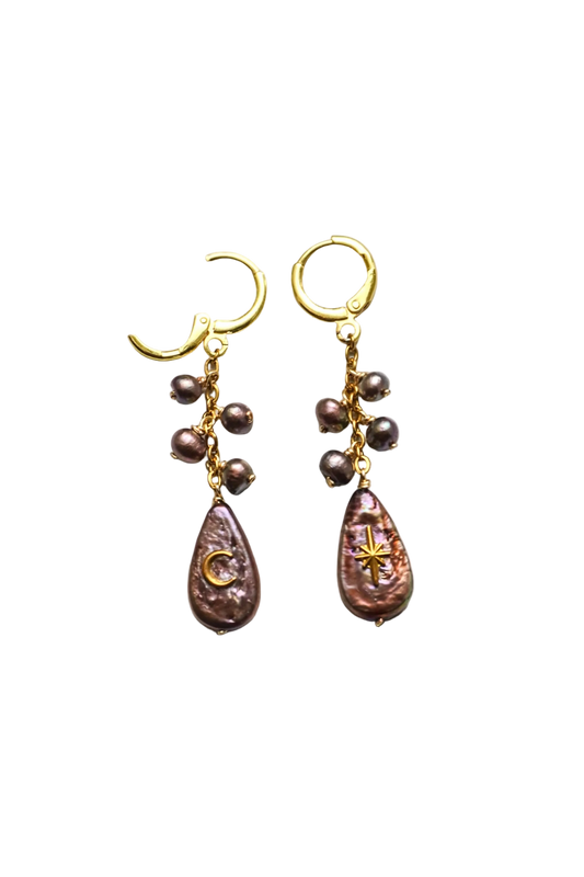 Morning Star Pearl Earrings