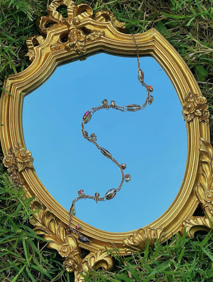 Brown Czech Glass Hippie Hair Bead