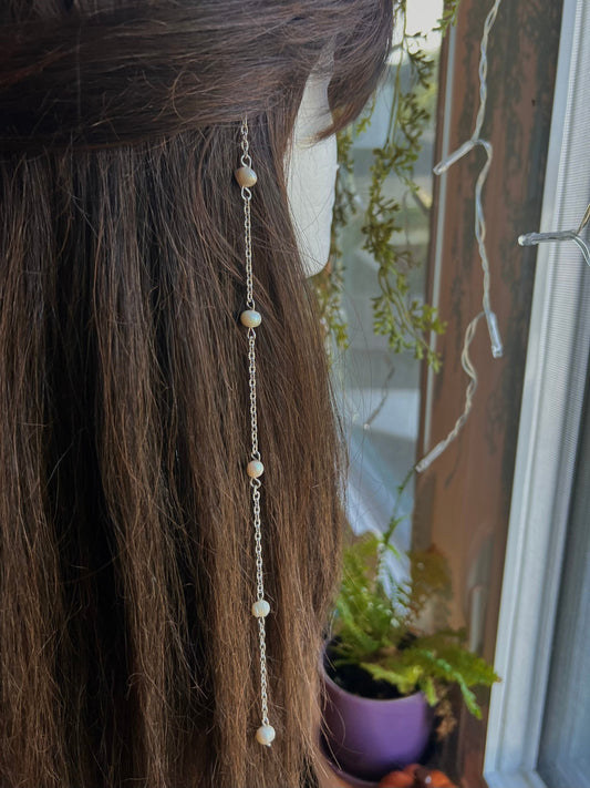 Custom Dainty Crystal Hippie Hair Bead | Crystal Hair Accessory | Hair Beads | Custom Hair Charm | Unique Hair Accessory | Hair Chain