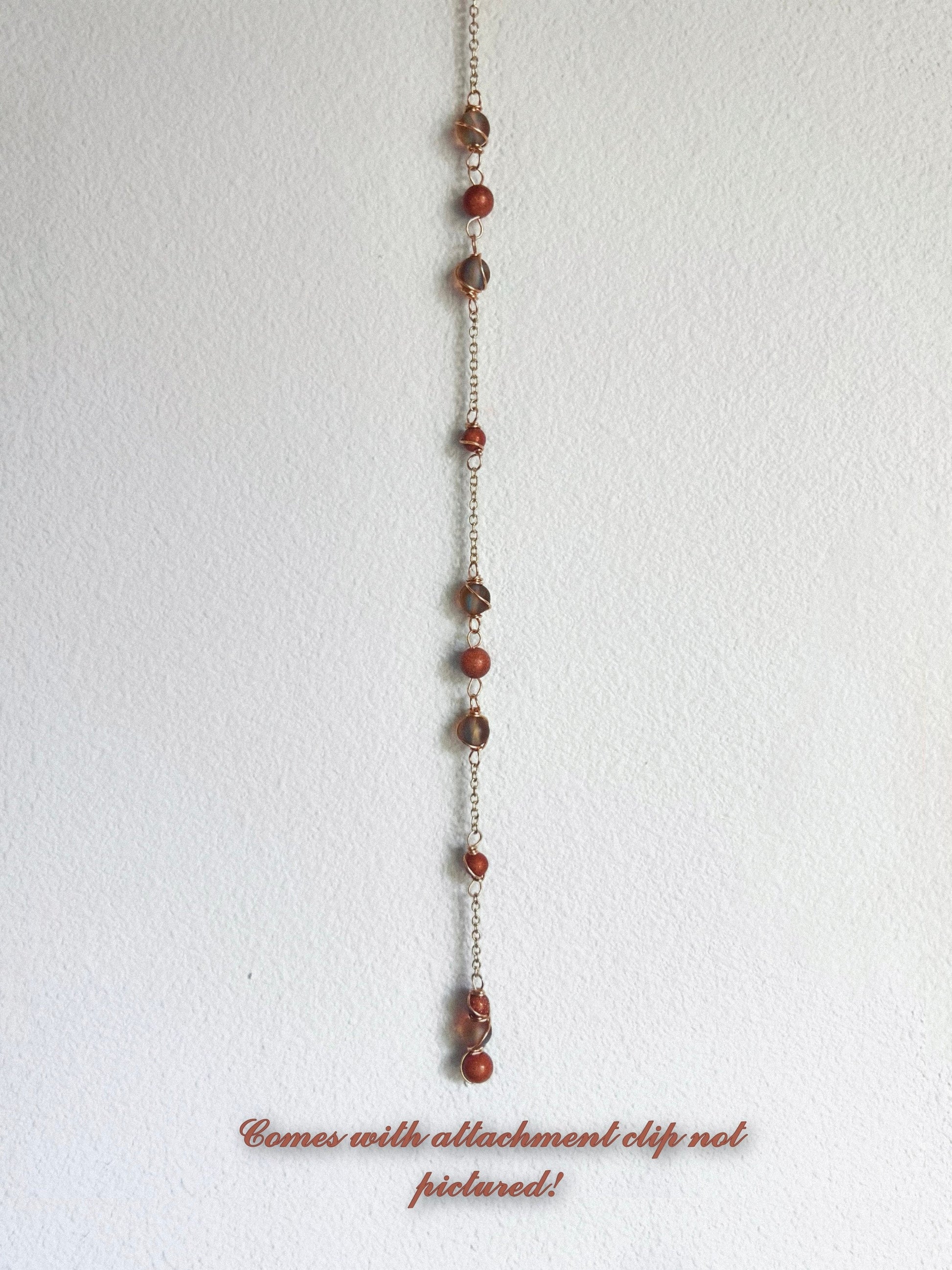 Mars Goddess Hippie Hair Bead | Dangling Hair Accessory | Renaissance Beaded Hair Clip | Crystal Hair Chain | Cottage Core | Crystal Hair