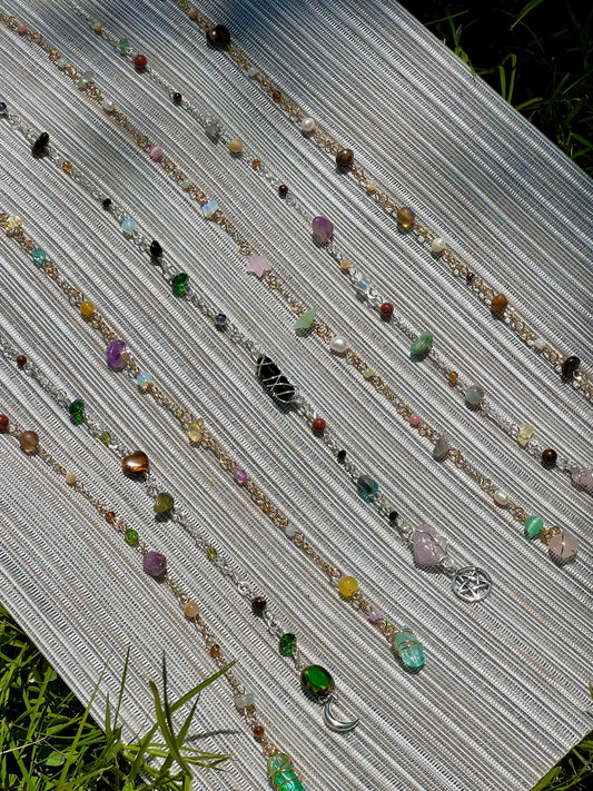 Create Your Own Crystal Hippie Hair Beads | Crystal Hair Accessories | Custom Boho Jewelry | Hair Charms | Crystal Hair Jewels | Gold/Silver