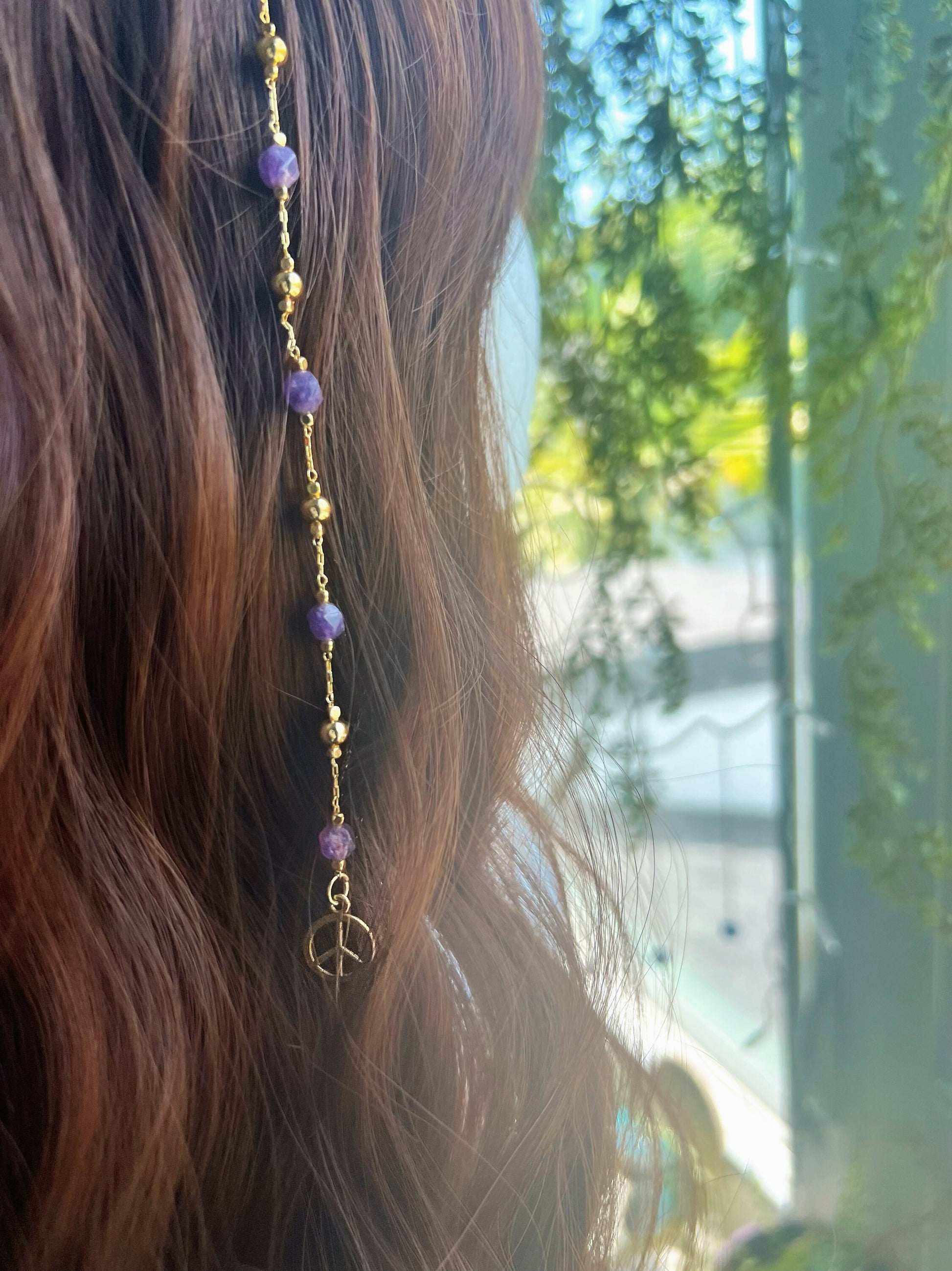 Spring Fairy Hippie Hair Beads | Create Your Own Crystal Hair Jewelry | Hippie Hair Accessories | Crystal Hair Charms | Custom Hair Chain